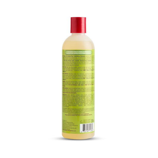 ORS Sulfate-Free Hydrating Shampoo 370 ml / 12.5 fl oz - rear or side label view 1 - SKU 632169111848