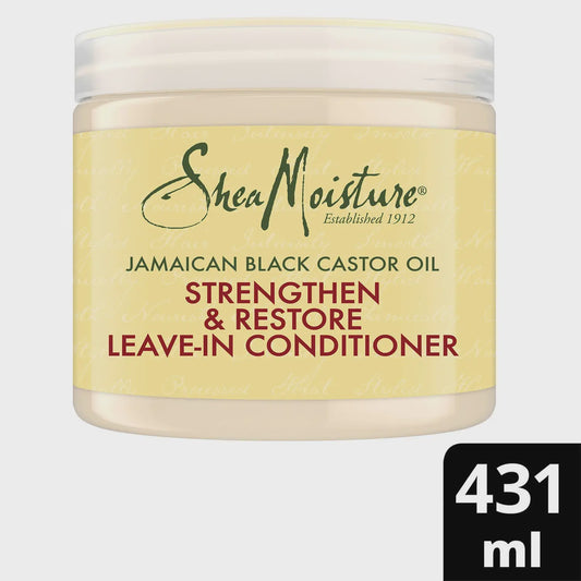 Shea Moisture Jamaican Black Castor Oil Strengthen & Restore Leave-in Conditioner 12OZ