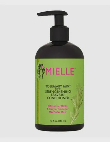 MIELLE ROSEMARY MINT BLEND STRENGTHENING LEAVE - IN CONDITIONER / 12 FL.OZ / 355 ML