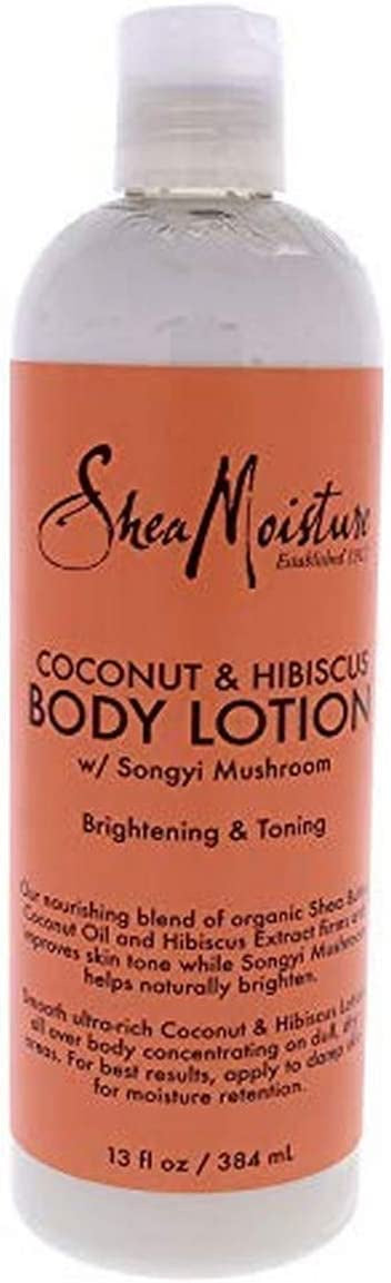 SHEA MOISTURE COCONUT& HIBISCUS ILLUMINATING BODY LOTION