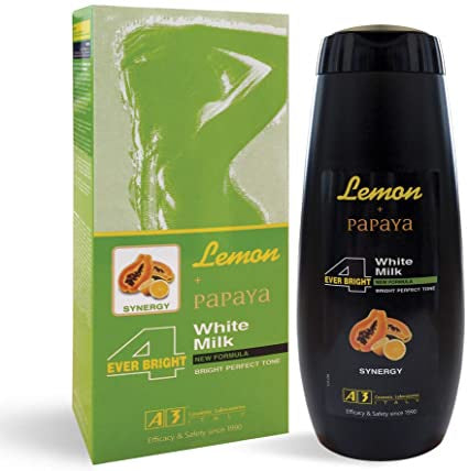 4 Ever Bright Lemon + Papaya White Milk 13.52oz/400ml