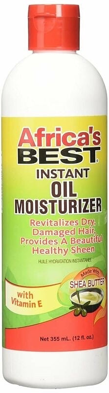 Africa's Best Instant Oil Moisturizer with Shea Butter and Vitamin C 12oz/355ml