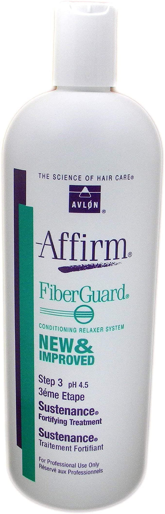 AVLON AFFIRM FIBER GUARD NEW&IMPROVED SUSTENANCE FORTIFYING TREATMENT