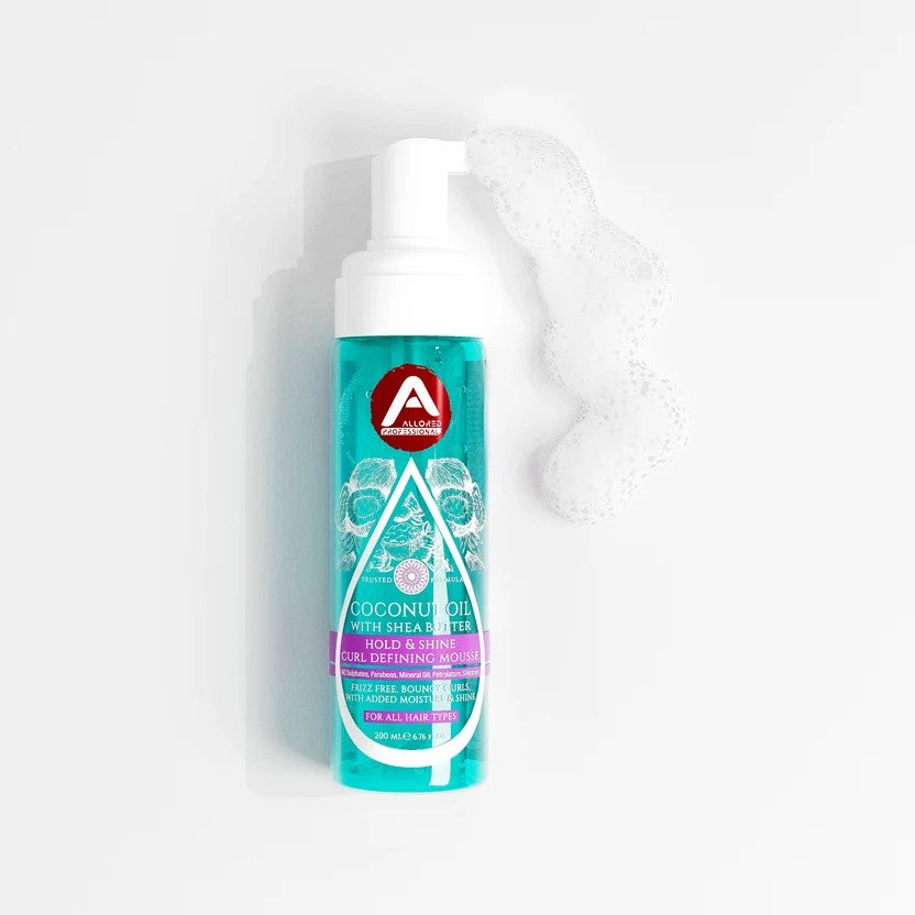 ALLORED COCONUT OIL WITH SHEA BUTTER CURL DEFINING MOUSSE 200ML