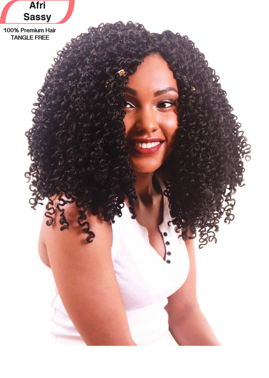 Afri Sassy – Crochet, Curly, 250g, 10″