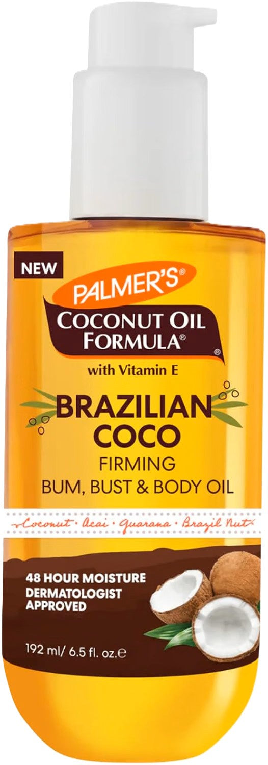 PALMER'S COCONUT FORMULA BRAZILIAN COCO FIRMING BUM, BUST, & BODYOIL