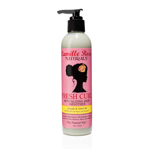 Camille Rose Fresh Curl Revitalizing Hair Smoother Avocado & Castor Oil 240 ml (8 oz) - front pack
