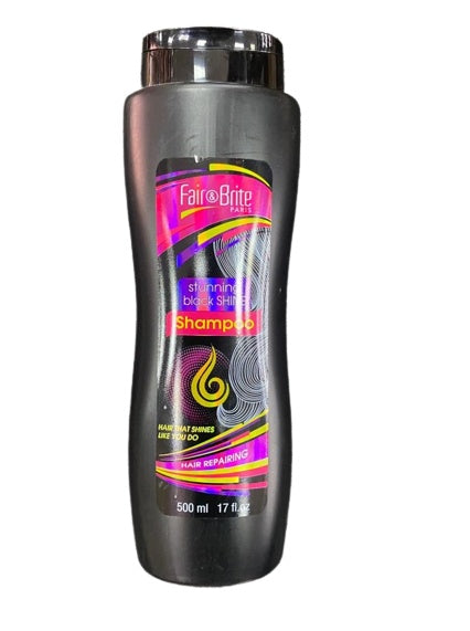 Fair & Brite Hair Repairing Stunning Black Shine Shampoo 500ml