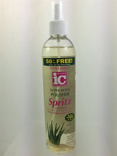 Fantasia IC Super Hold Polisher Spritz Hairspray - Aleo Vitamin B Complex