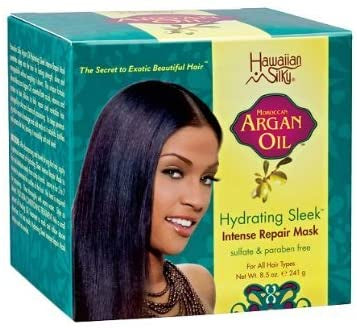 Hawaiian Silky Argan Oil Hydrating Sleek Intense Repair Mask – 241 g