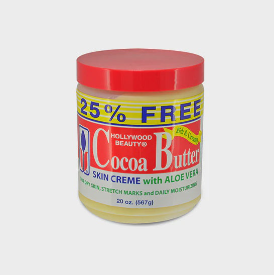 Hollywood Beauty Cocoa Butter Skin Crème with Aloe Vera - 25% free