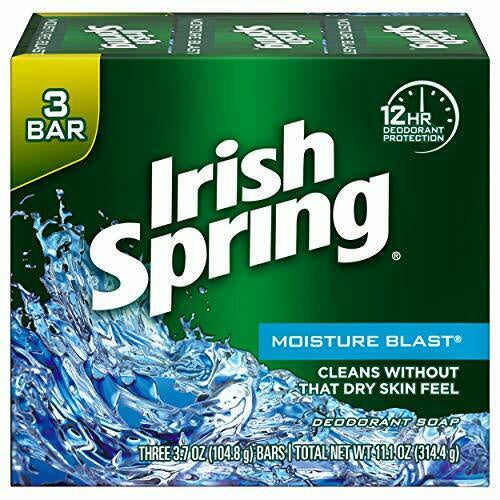 Irish Spring Moisture Blast Deodorant Soap – 3 Bars