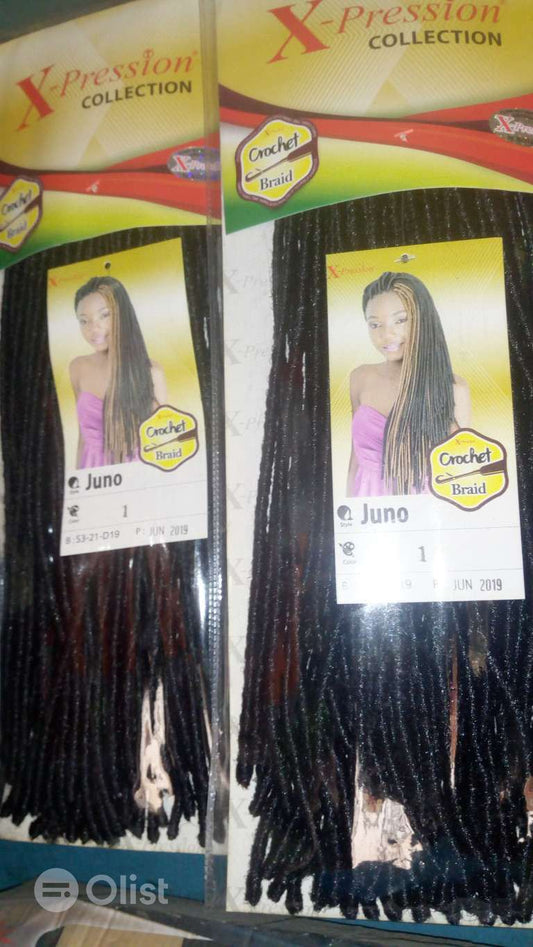 X-PRESSION COLLECTION CROCHET BRAID JUNO