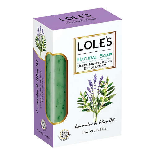 Lole’s Lavender & Olive Oil Exfoliating Soap 150 g