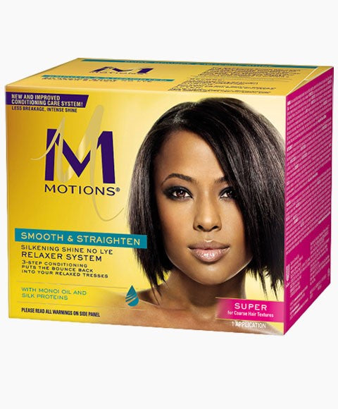 MOTIONS NO LYE HAIR RELAXER SYSTEM 1 APPLICATION / SUPER