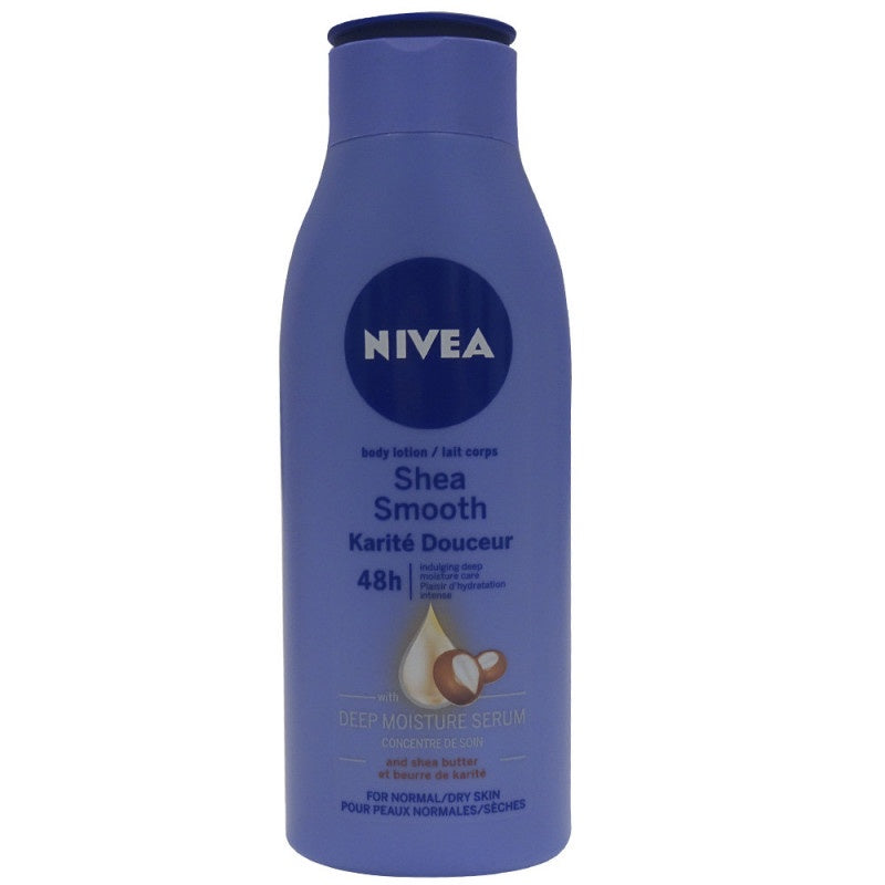 Nivea body milk 400 ml. Smooth shea butter dry skin.