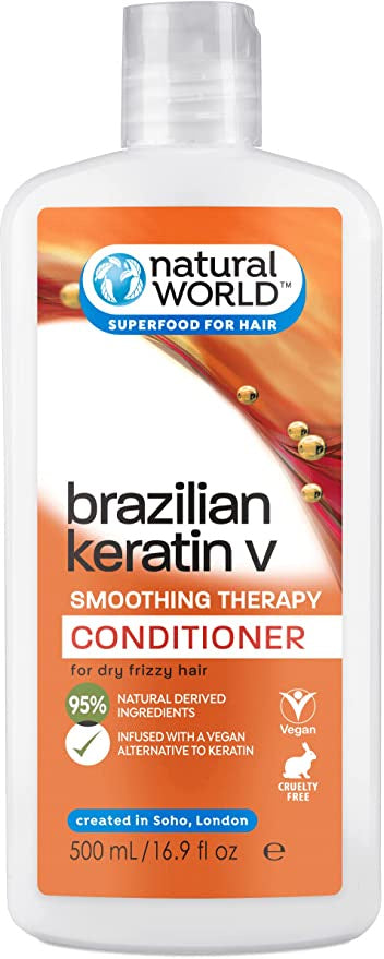 Natural World Brazilian Keratin Smoothing Therapy Conditioner