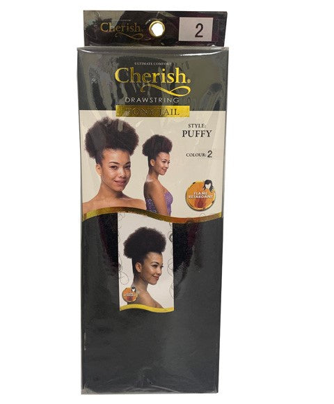 CHERISH DRAWSTRING PONYTAIL PUFFY
