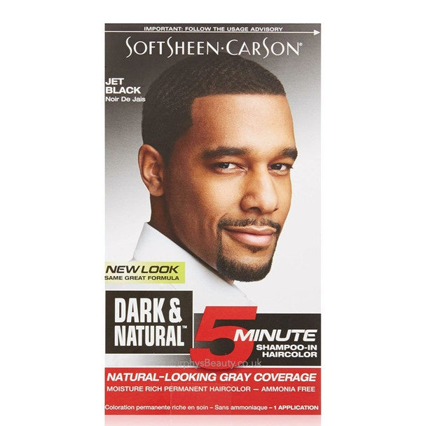 SoftSheen.Carson Dark & Natural 5 Minute Shampoo-In Haircolor - Jet Black