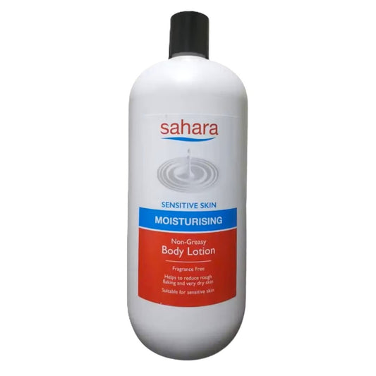 SAHARA SENSITIVE SKIN MOTURISING NON GREASY BODY LOTION 1LTE