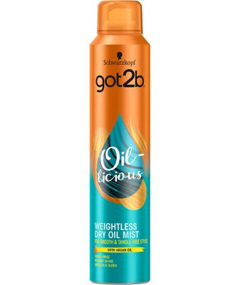 Schwarzkopf got2b oil-licious Weightless Dry Oil Mist
