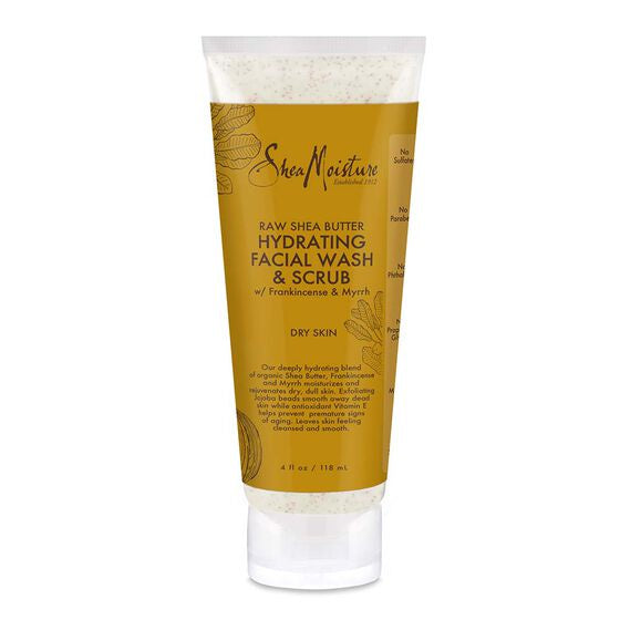 SheaMoisture Raw Shea Butter Hydrating Facial Wash & Scrub 118ml