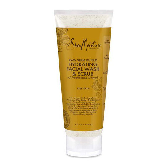 SheaMoisture Raw Shea Butter Hydrating Facial Wash & Scrub 118ml