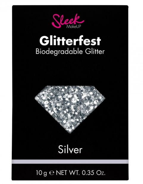 Sleek Makeup Biodegradable Glitter- Silver
