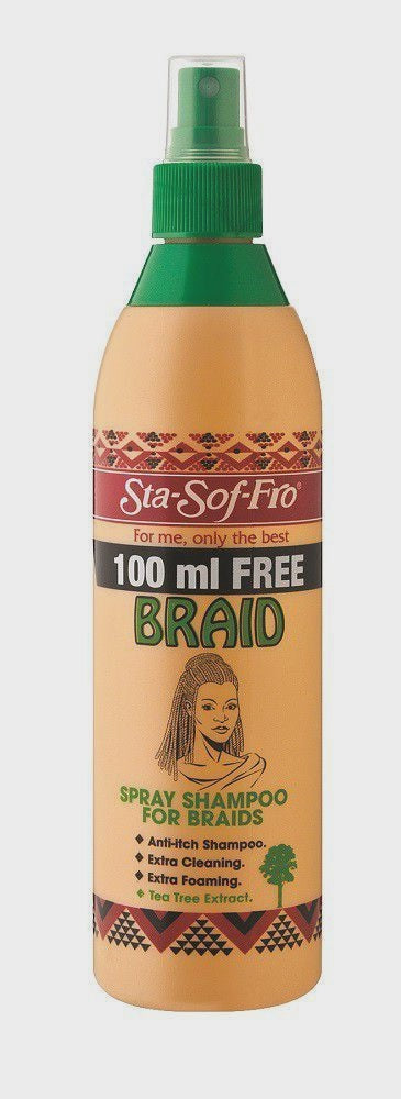 Sta-Sof-Fro Braid Spray Shampoo For Braids (100ml Free)