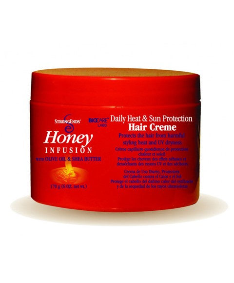 StrongEnds Honey Infusion with Olive Oil & Shea Butter Daily Heat & Sun Protection