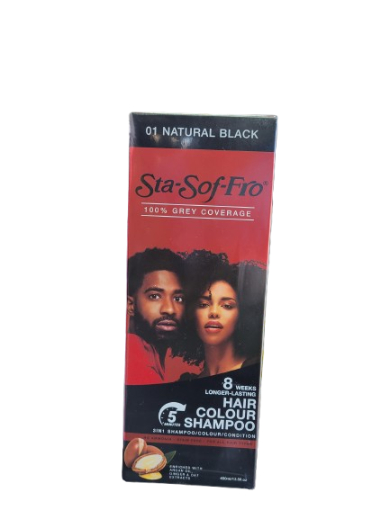 STA-SOF-FRO 8 WEEKS LONGER-LASTING HAIR COLOR SHAMPOO 3IN1 400ML