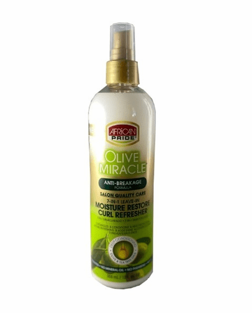 African Pride Olive Miracle 7-in-1 Curl Refresher 355 ml