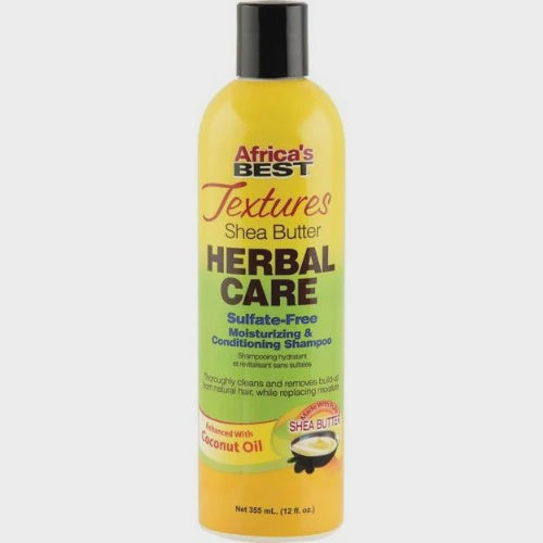 Shea Butter Textures Herbal Care Sulfate-Free Moisturizing & Conditioning Shampoo
