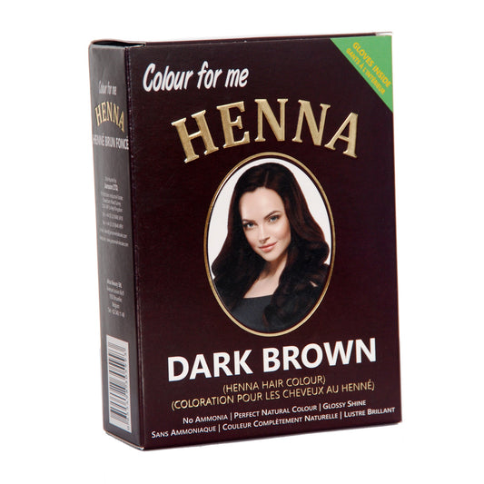 Colour For Me Henna Powder Hair Dye 60 g — dark brown
