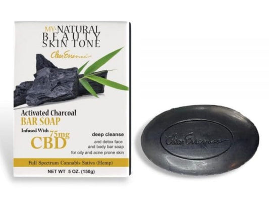 CLEAR ESSENCE My Natural Beauty Skin Tone Activated Charcoal Bar Soap 150g