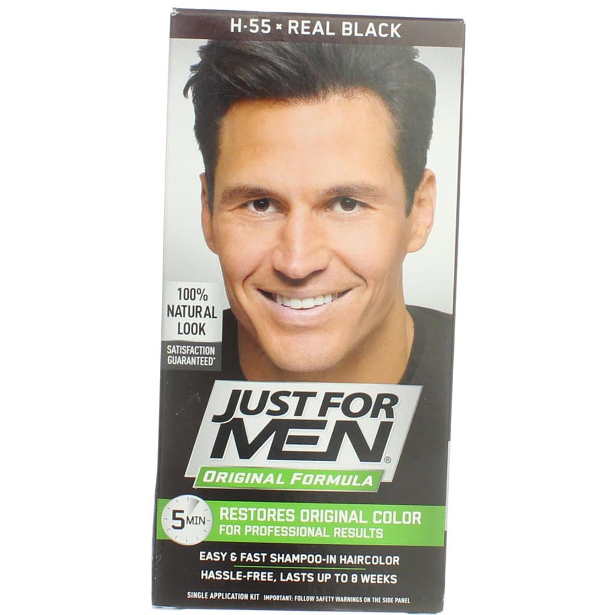 Just For Men Original Formula Hair Colour — Real Black H-55