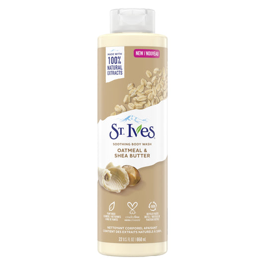 ST IVES OATMEAL&SHEA BUTTER BODY WASH/650ML