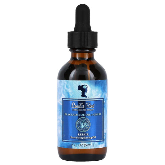 CAMILLE ROSE BLACK CASTOR OIL + CHEBE REPAIR PURE STRENGHTENING OIL
