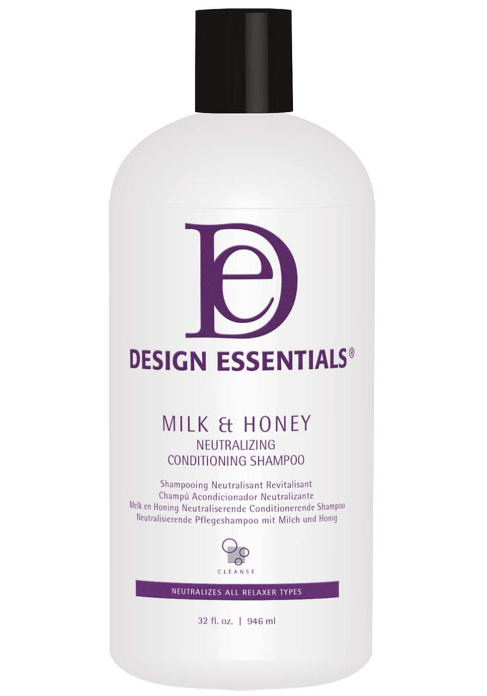 Design Essentials Milk & Honey Neutralizing Conditioning Shampoo product packaging
