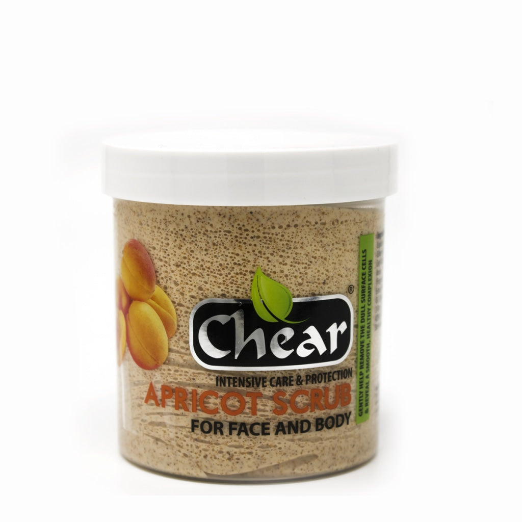 Chear Apricot Exfoliating Scrub Cream 16oz - 454g - Face & Body
