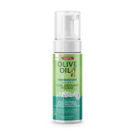 ORS Olive Oil Max Moisture Curl Defining Mousse 207 ml — front pack — SKU 632169210213