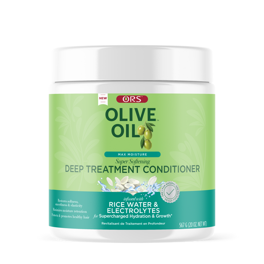 ORS Olive Oil Max Moisture Deep Treatment Conditioner 567 g — front pack — SKU 632169210176