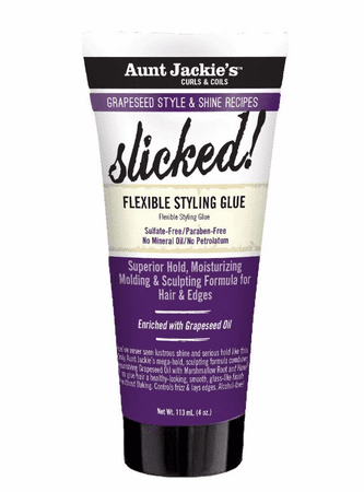 Aunt Jackie’s Grapeseed Slicked! Flexible Styling Glue 114 g