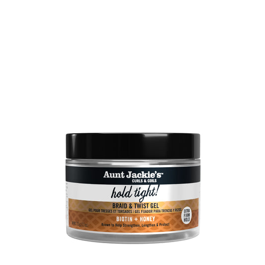 Aunt Jackie’s Hold Tight Braid and Twist Gel 227g jar