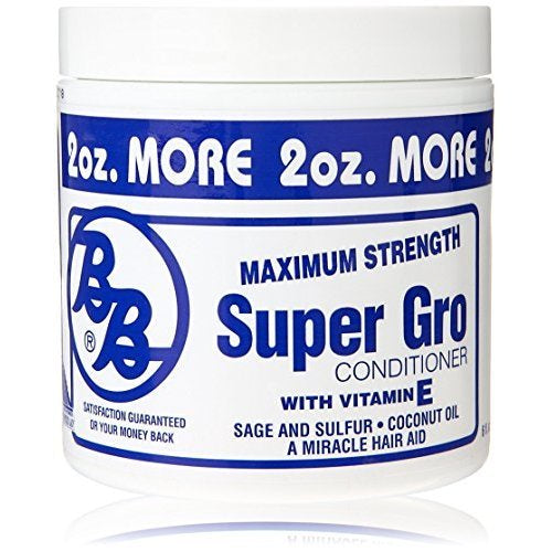 Bronner Bros Maximum Strength Super Gro Conditioner with Vitamin E