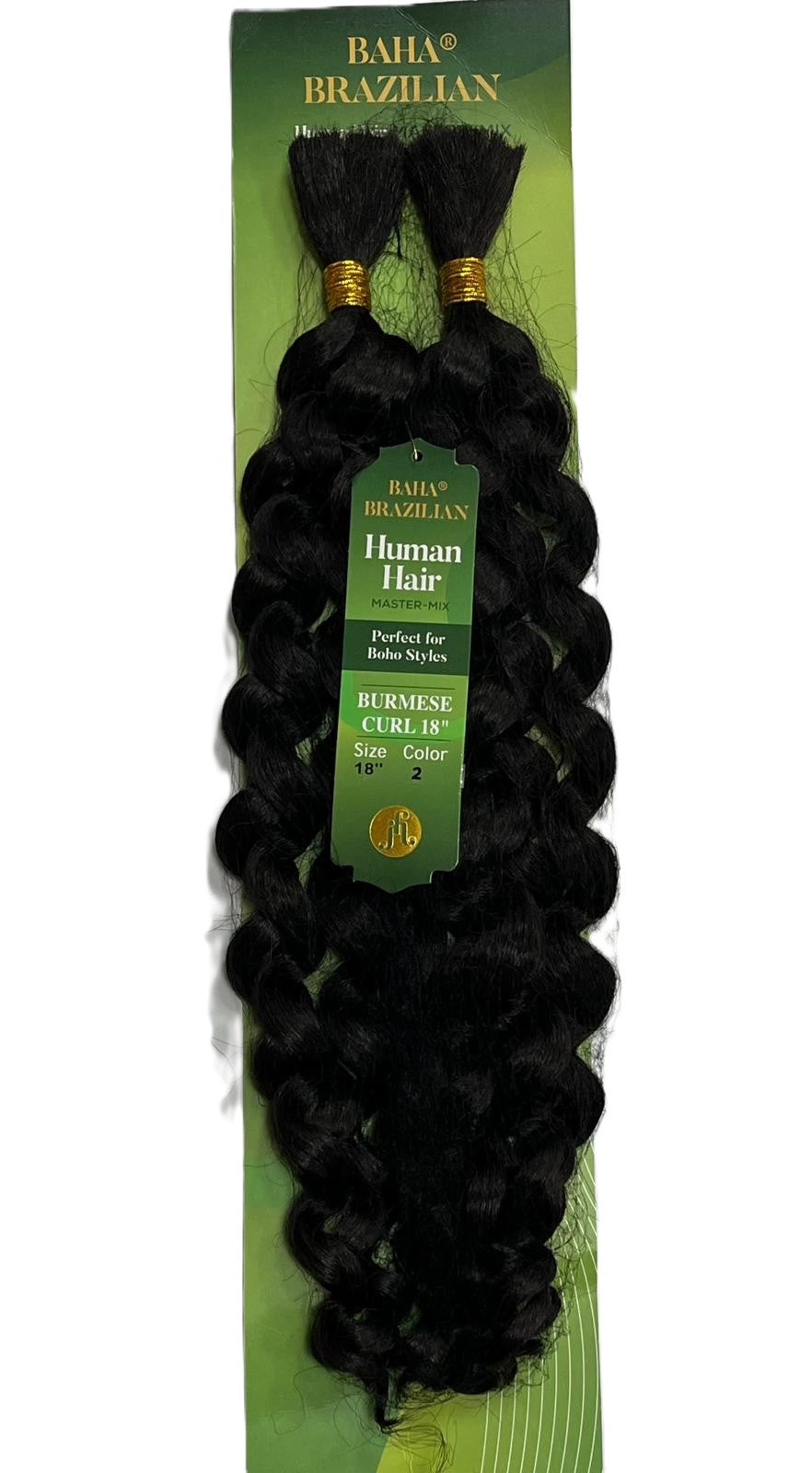 JAZZY HUMAN HAIR MASTER MIX BURMESE BULK BOHO CROCHET
