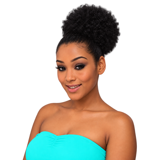 CHERISH AFRO PUFF — restored product photograph