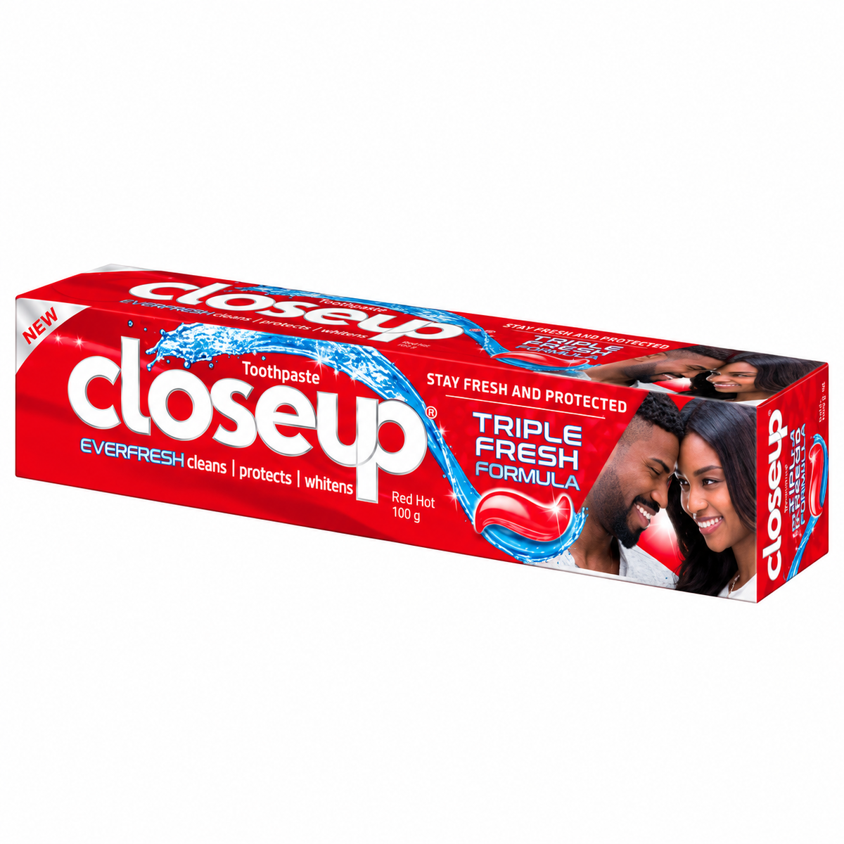 TOOTHPASTE CLOSEUP EVERFRESH CLEANS — restored product photograph
