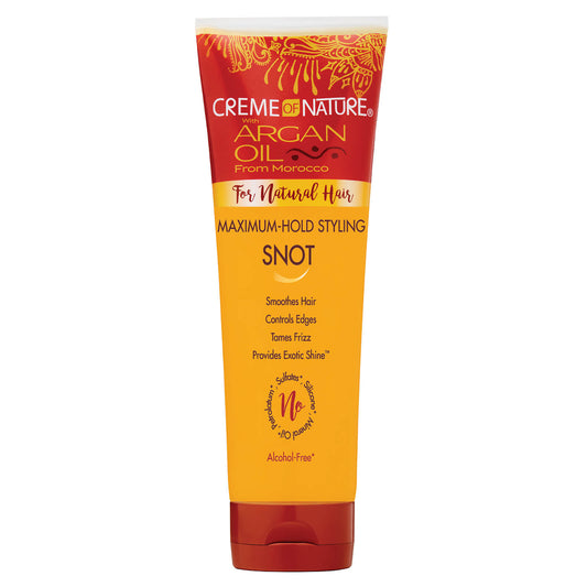 Creme of Nature Argan Oil Maximum-Hold Styling Snot 248ml tube