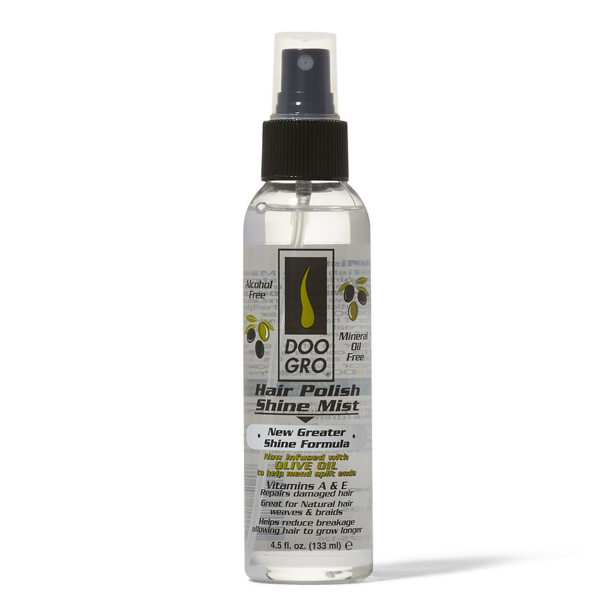 DOO GRO Hair Polish Shine Mist 4.5 fl oz spray bottle